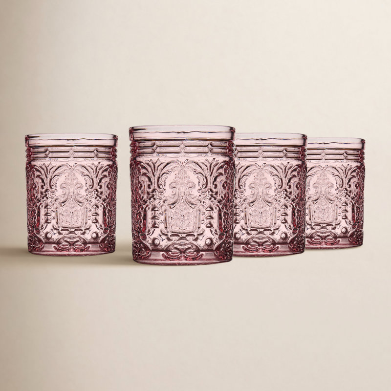 Jax Drinking Glass 11 oz, Pink