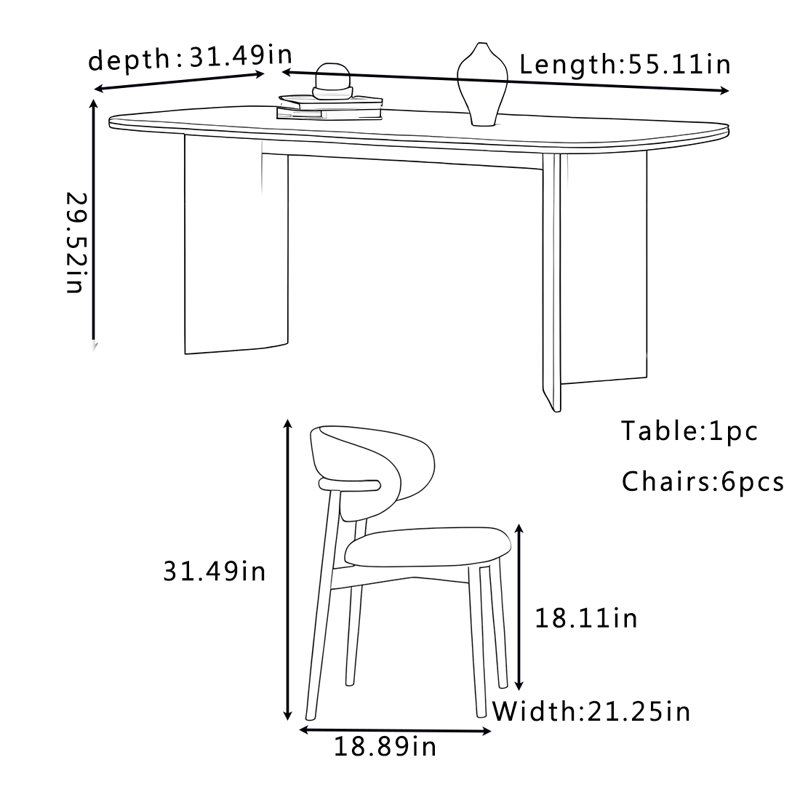 Hardeman, 29.52"H x 55.11"L x 31.49"W