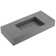 32 in. Wall-Mount or Countertop Bathroom with Classic Square Bowl Solid Surface