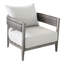 Chaise de patio avec coussins Claudia