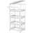 Transparent storage box with a lid, plastic multi-functional foldable storage box, foldable box with a magnetic suction door