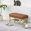 Banc de rangement rembourré pour chaussures