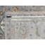 Tapis gris doux en laine biologique 9 pi 2 po x 11 pi 8 po Karajeh