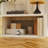 100.8'' W Stretchable L-Shaped TV Stand Console Table With Flip Down Cabinet Doors And Multiple Open Shelves(75.2'' W To 100.8'' W)
