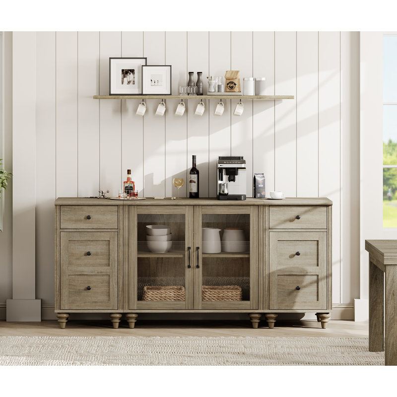 Buffet 66,9 po Scarlett, Gris délavé