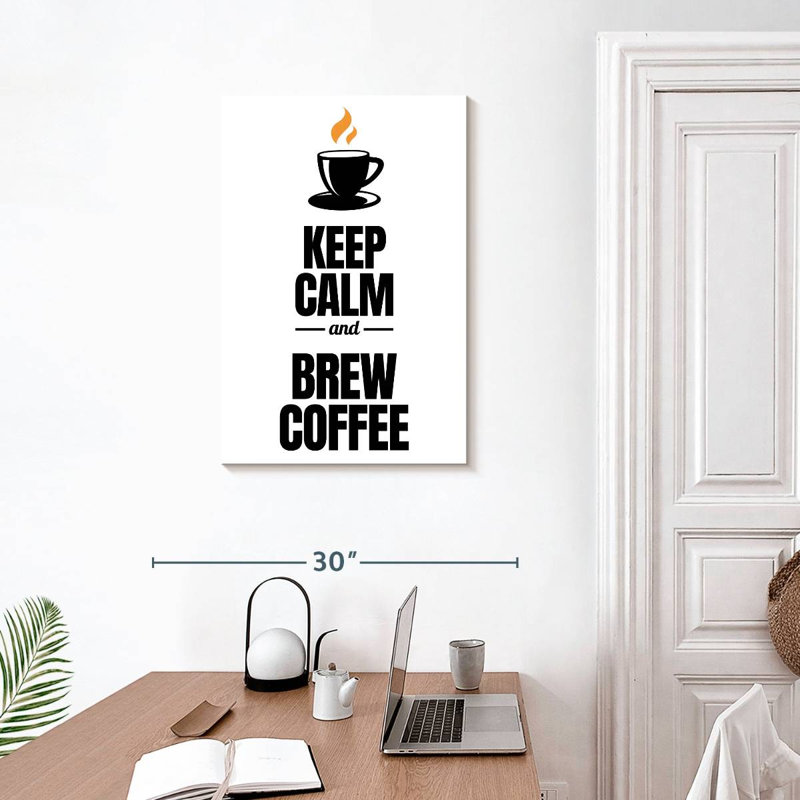 Citation de café Tergel, H 30 po x l 20 po