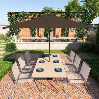 Parasol de patio en bois 11 pi