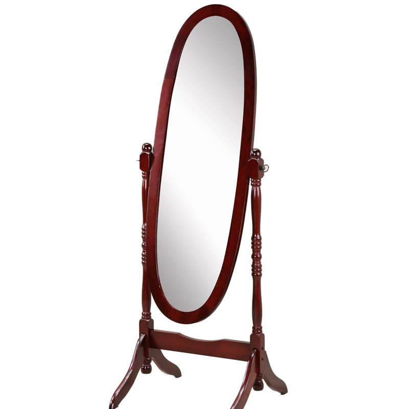 Miroir traditionnel, Cerisier, Bois massif