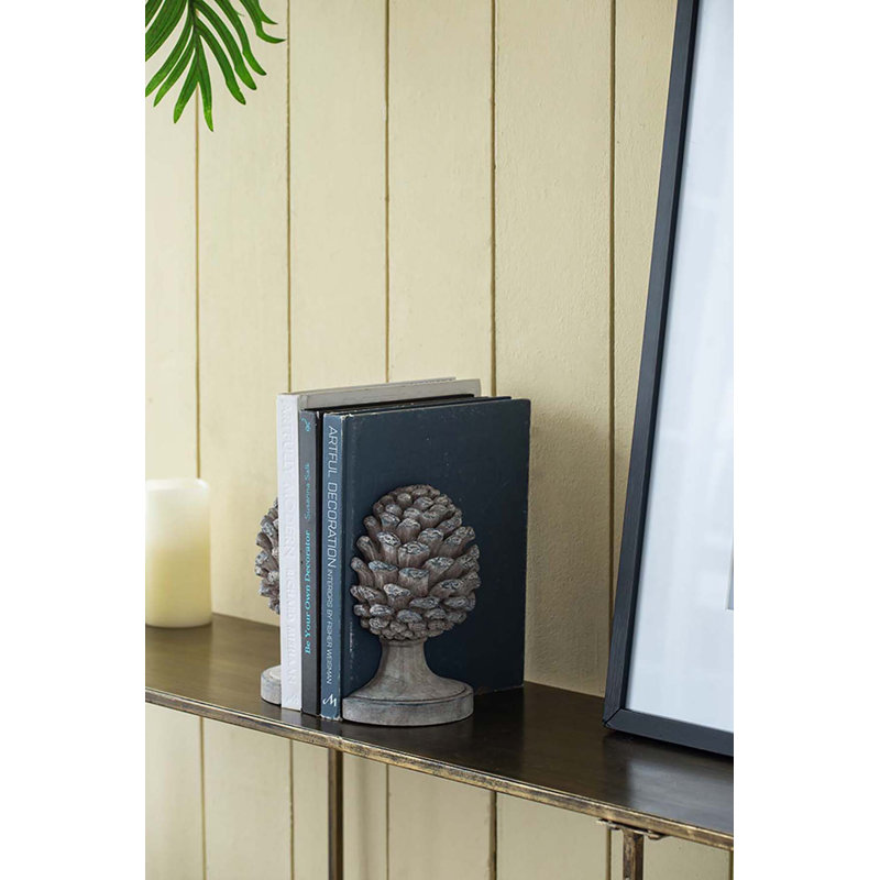 Rustic Resin Bookends