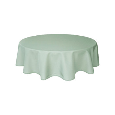 Quality Round Fabric Tablecloth Table Cover 140 Cm 55" Sage Green