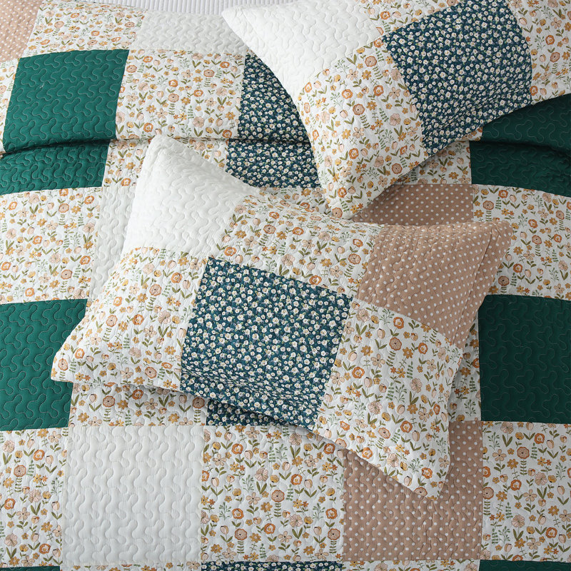 Literie, Courtepointe grand + 2 couvre-oreillers standard