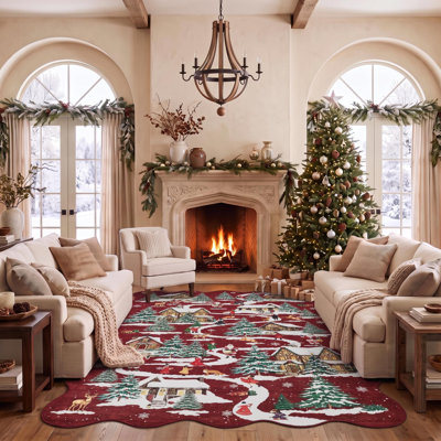 Rectangle Washable Area Rug