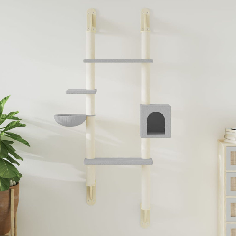 180cm H Cat Tree, Light Grey