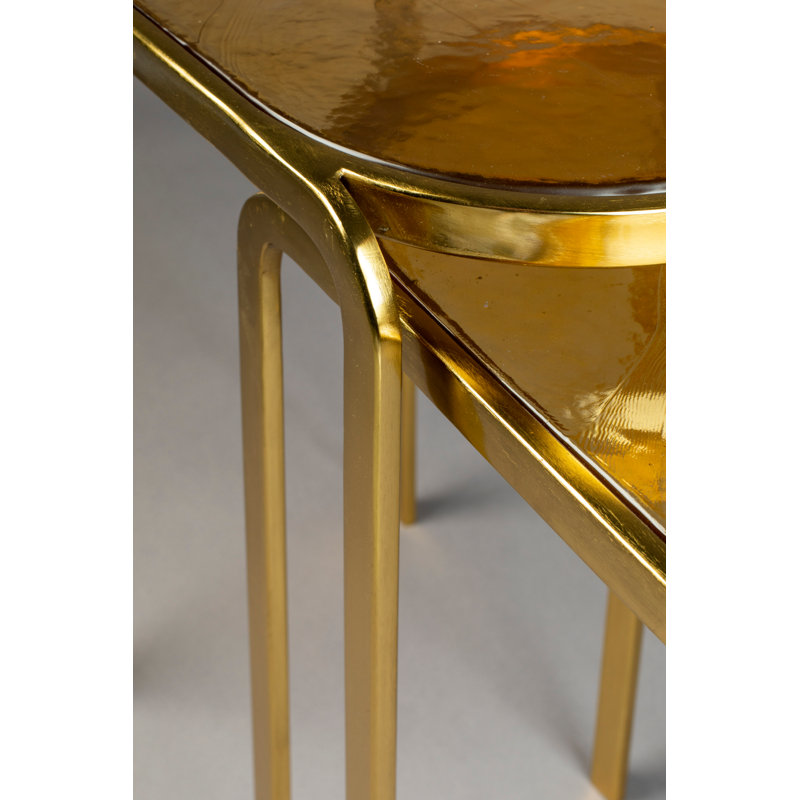 Bandu Glass Nesting End Table