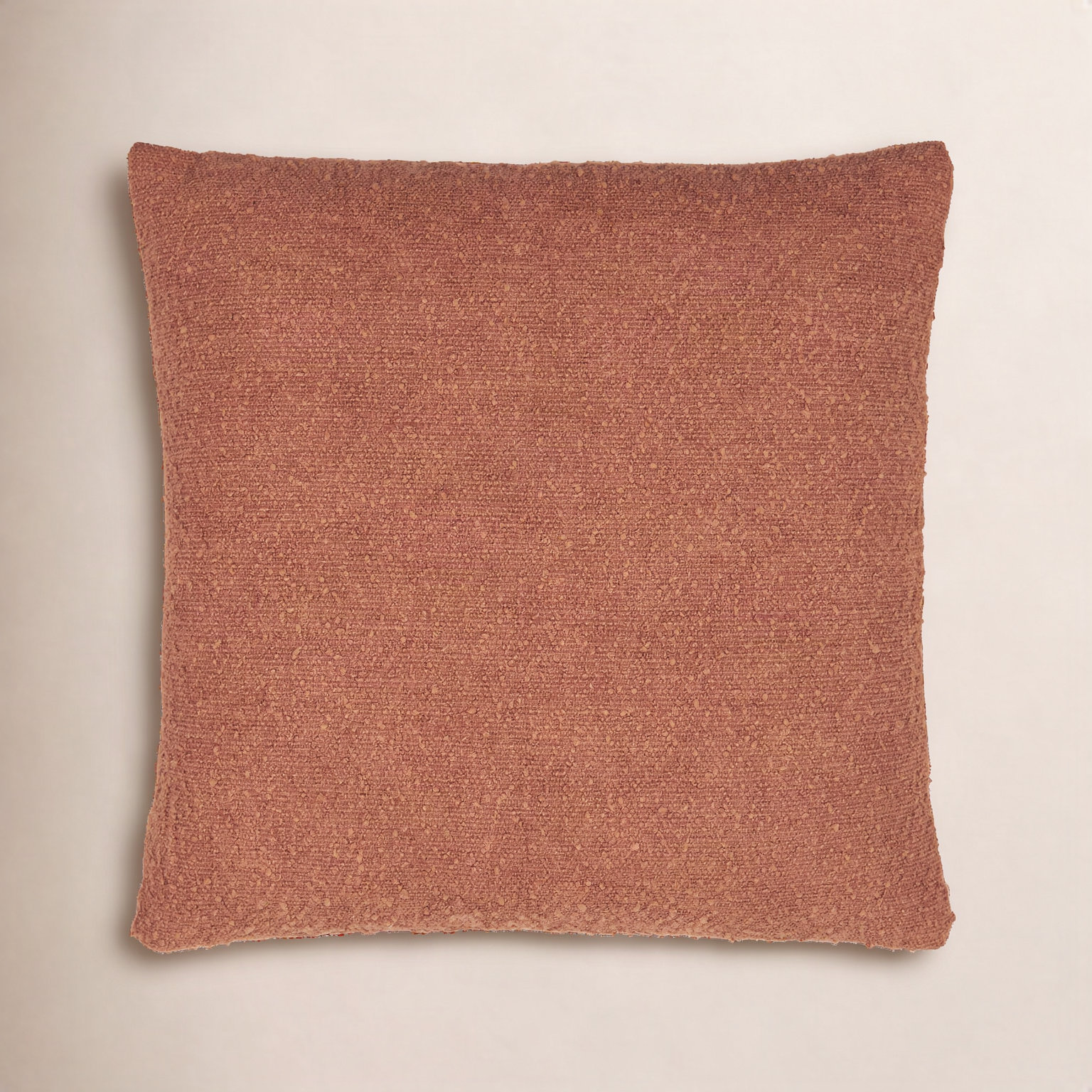 Amalfi Pillow Cover, Square 18", Rust, Down