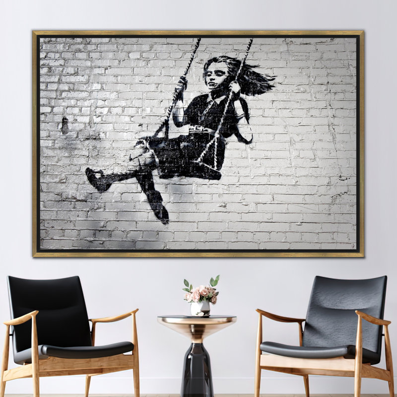 Print on Canvas, 20 cm H x 30 cm W, Gold Floater Framed