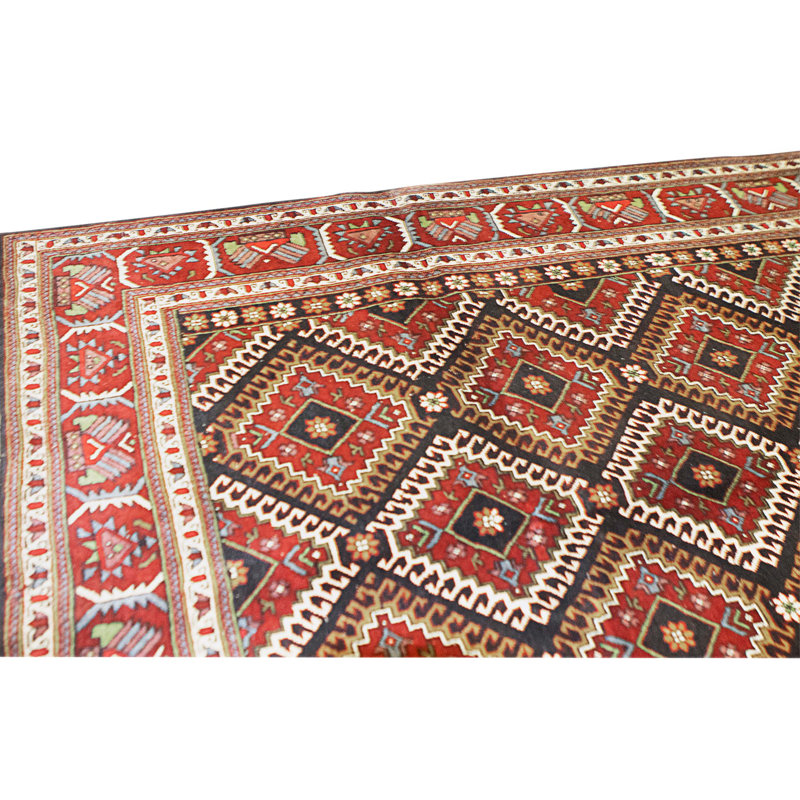 Hand Knotted Wool Area Rug
