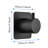 3/4" Cast Metal Volume Control Valve - Matte Black Brass, Extra High Flow Master Shower With Adjustable Handle For Precise Temperature In Black, Water And