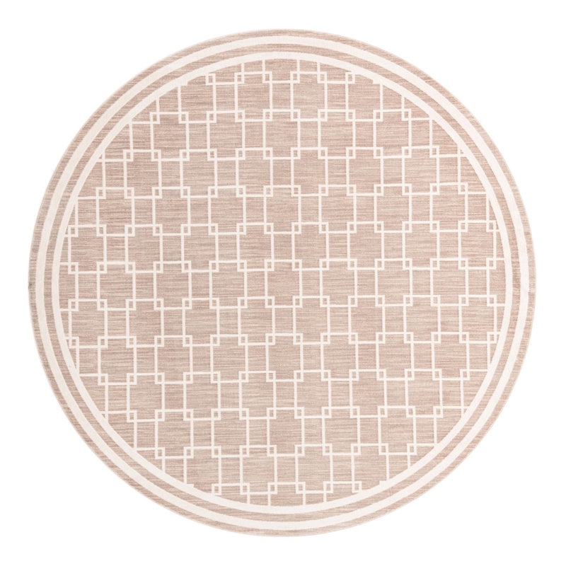 Jill Zarin Metropolitan Uptown Rug Beige, Round 10'