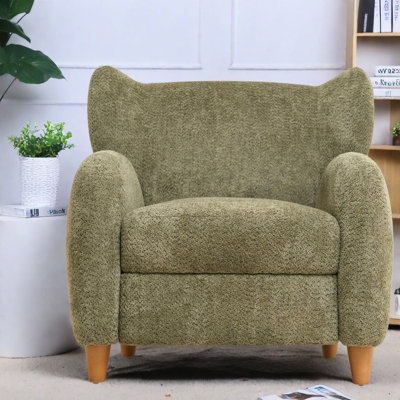 Chaises d'appoint multifonctionnelles, mousse de tissu olive, maison compacte moderne