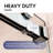 VS 68"– 72" W x 78" H Double Sliding Frameless Soft-Close Glass Shower Door with 3/8" (10 mm) Thick Clear Tempered Glass, Easy-Clean Coating, Stainless Steel Hardware-108471377