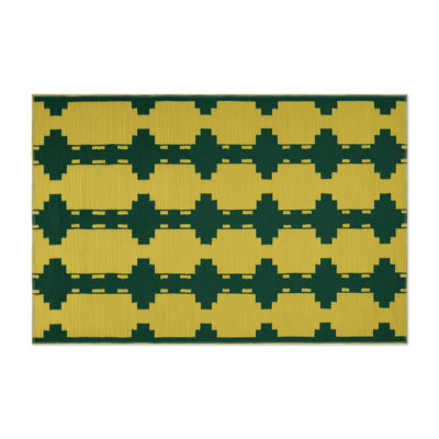 Trellis Brown Indoor and Outdoor Area Rug