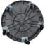 Chariot à tambour en plastique robuste 30 gallons et 55 gallons - Chariot tambour en plastique durable 900 lb Capacité - Chariot de baril avec 5 roulettes pivotantes, ensemble de 2 pièces