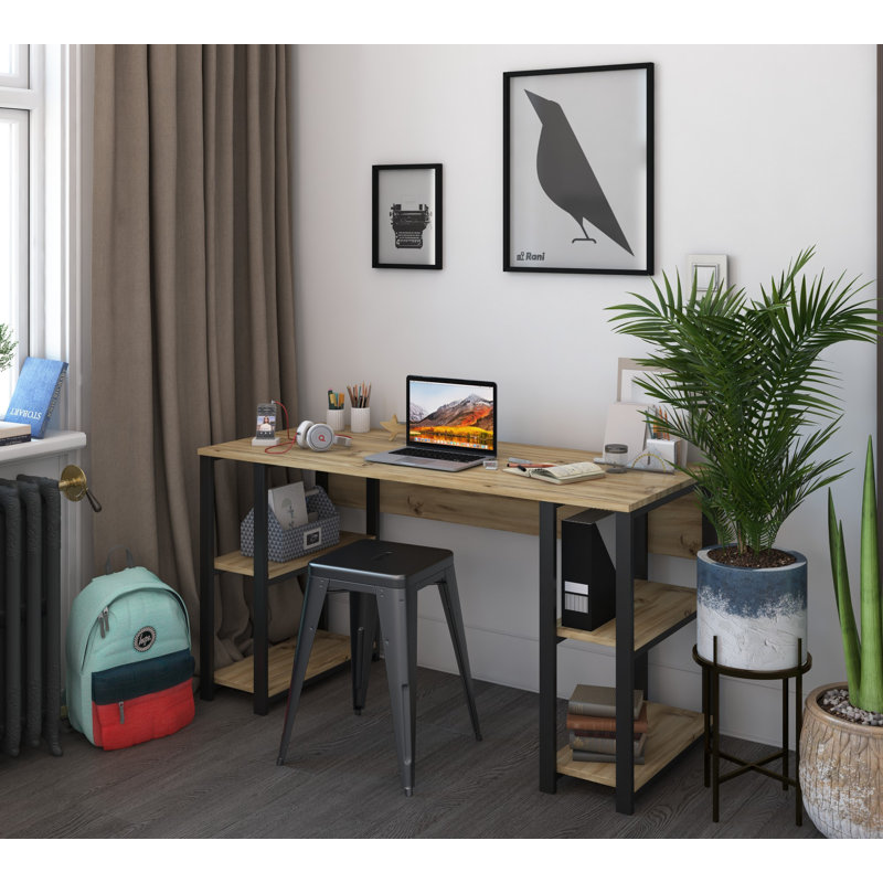 Pacifica Metal Base Computer Desk