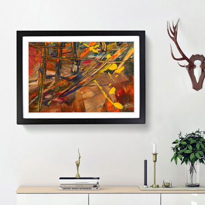 Abstract Art Painting Vol.242 by S.Johnson - Framed Print