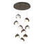 Brooklyn 9 - Light Cluster Geometric Pendant-71266863-71266865-71266883