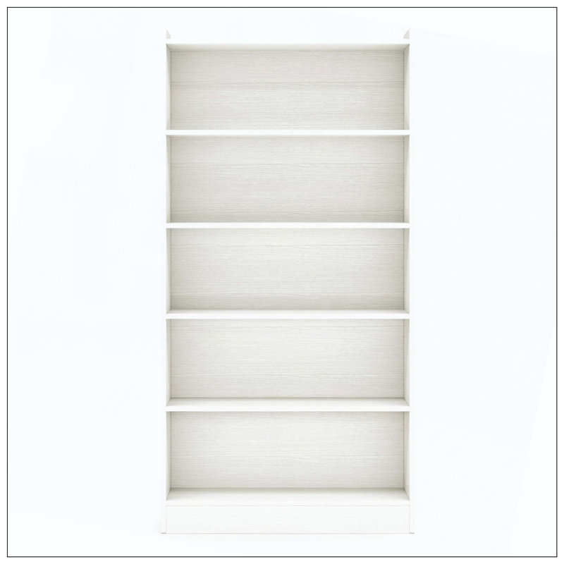 Bibliothèque de rangement moderne à 6 niveaux, (6 tablettes) H 72,05 po x l 11,81 po x P 35,43 po