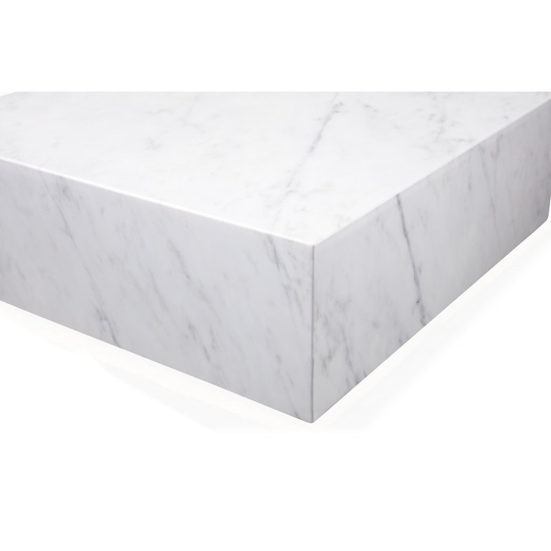 Table basse Gorvel, Blanc
