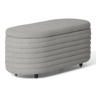 Bayville 42" Wide Sherpa Storage Bench