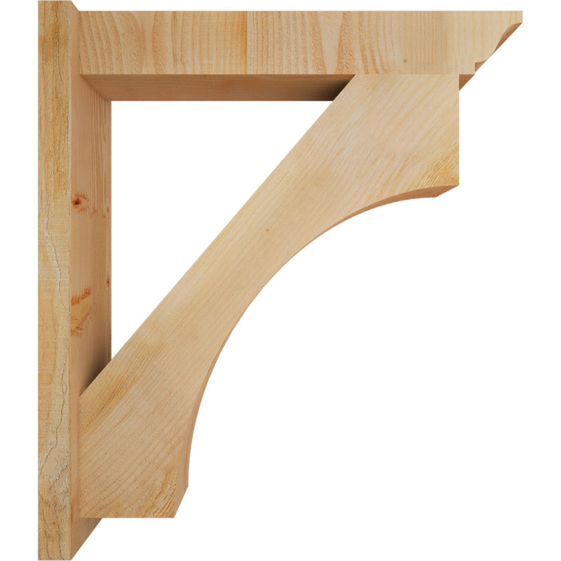 Persienne en bois Westlake, Sapin Douglas de 6 po (sciage brut), P 30 po x H 34 po