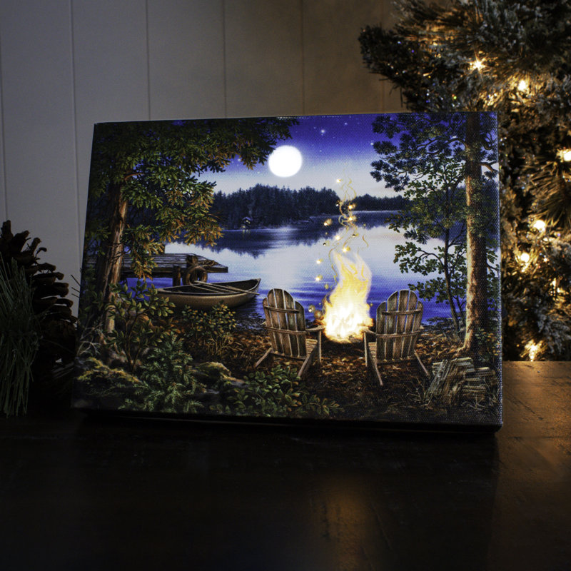 Cioffi - Lakeside 8x6 Lighted Tabletop Canvas