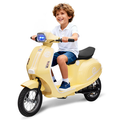 24V 350W Kids Electric Motorcycle, Battery Powered Electric Bike for Ages 8-14, Max 14MPH Speed, 60 Minutes Ride Time, Electric Ride On Toy