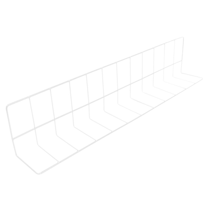 Steel Kitchenware Divider, White, 6" H x 30" W x 4" D