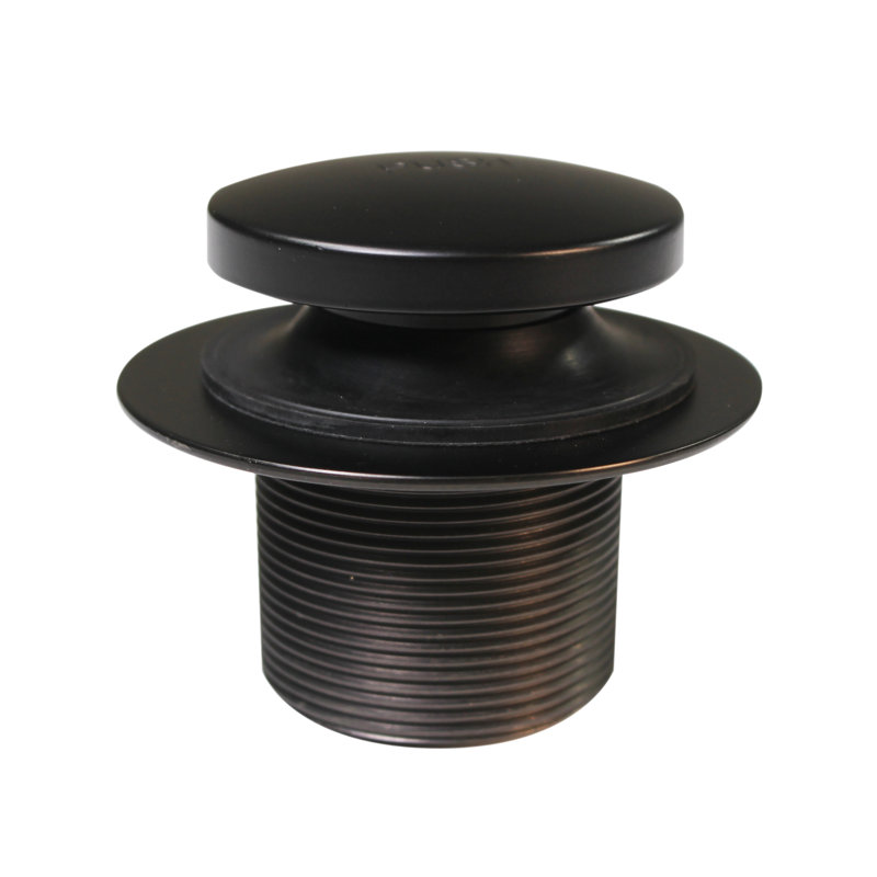 Universal Thread Bathtub Tip-Toe Drain with 2-Hole Overflow, Oil Rubbed Bronze