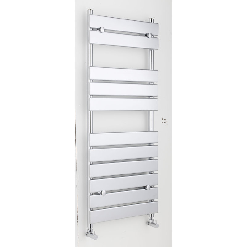 Piazza Flat Panel Towel Rail Heated Towel Rails, 95 x 50cm, Chrome
