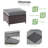 Regi 5 - Person Patio Wicker Conversation Set with Cushions and Rocking Swivel Chairs-15913184-15913185