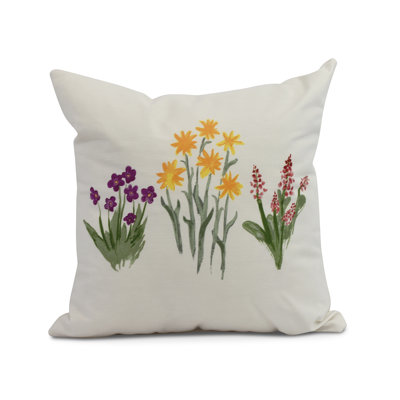 Housse de coussin extérieur carré et insert Farmers Market