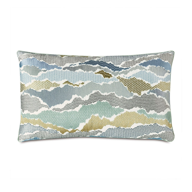 Zephyr Embroidered Decorative Pillow Cover & Insert