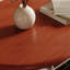 Table basse moderne simple ovale en acier inoxydable-107120590