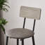 Ensemble de table de bar avec deux tabourets de bar ergonomiques avec sièges et dossiers souples en polyuréthane pour un repas et un divertissement confortables-347585154-347585152