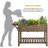 Aliaya Solid Wood Elevated Garden Bed Planter Box with Removable Grow Grids-1728662880