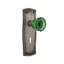 Prairie Plate with Decorative Keyhole and Crystal Emerald Door Knob-613839340