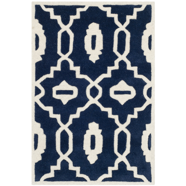 Carolene Hand Tufted Wool Geometric Rug