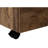 File Cabinet With Rolling Mobility - Brown For Office Document And Supply Storage On Wheels With Ample Drawer Space