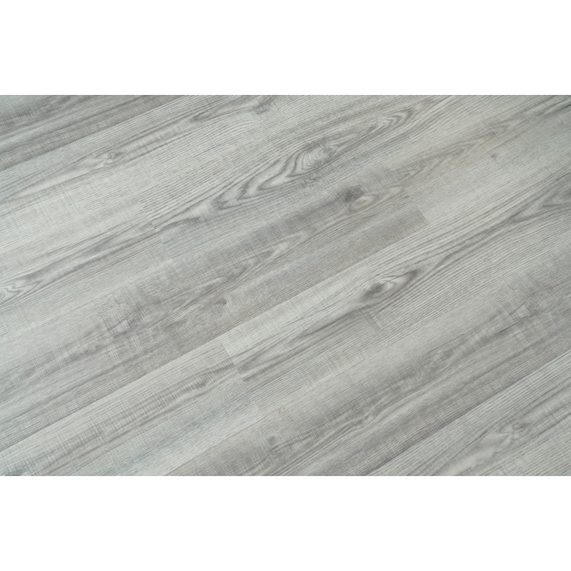 Luxury Vinyl Flooring 7 x 48 x 5.5mm 12 mil, Fossil Oak Gray