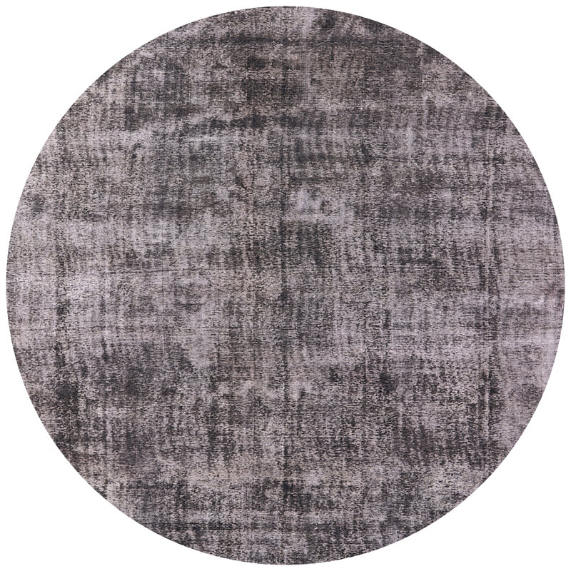 Tapis gris, Rond 7 pi